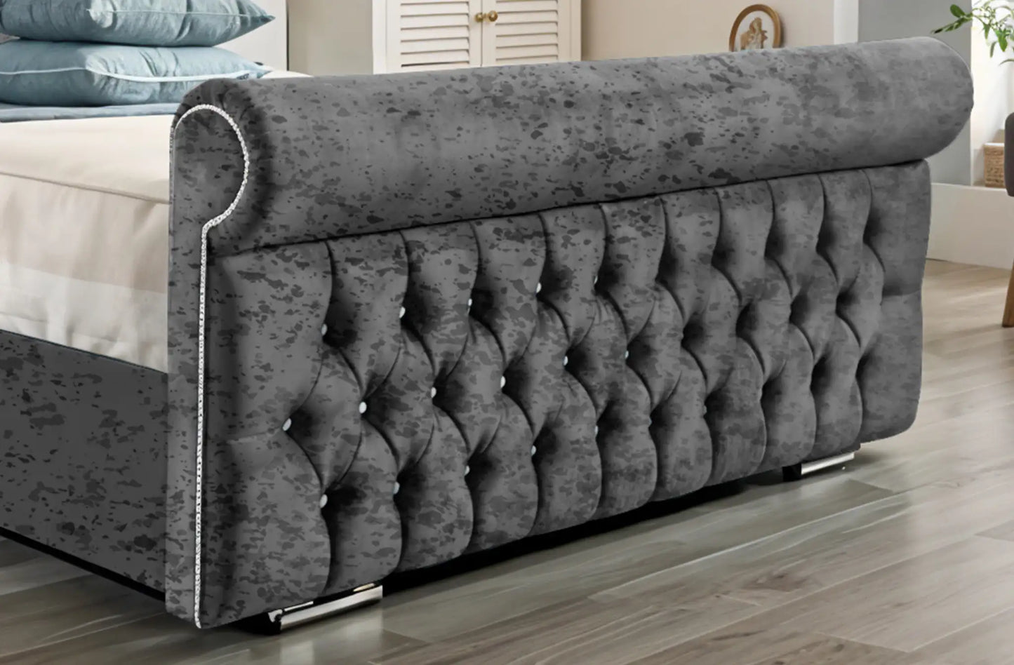 Arcade Sleigh Upholstered Bed