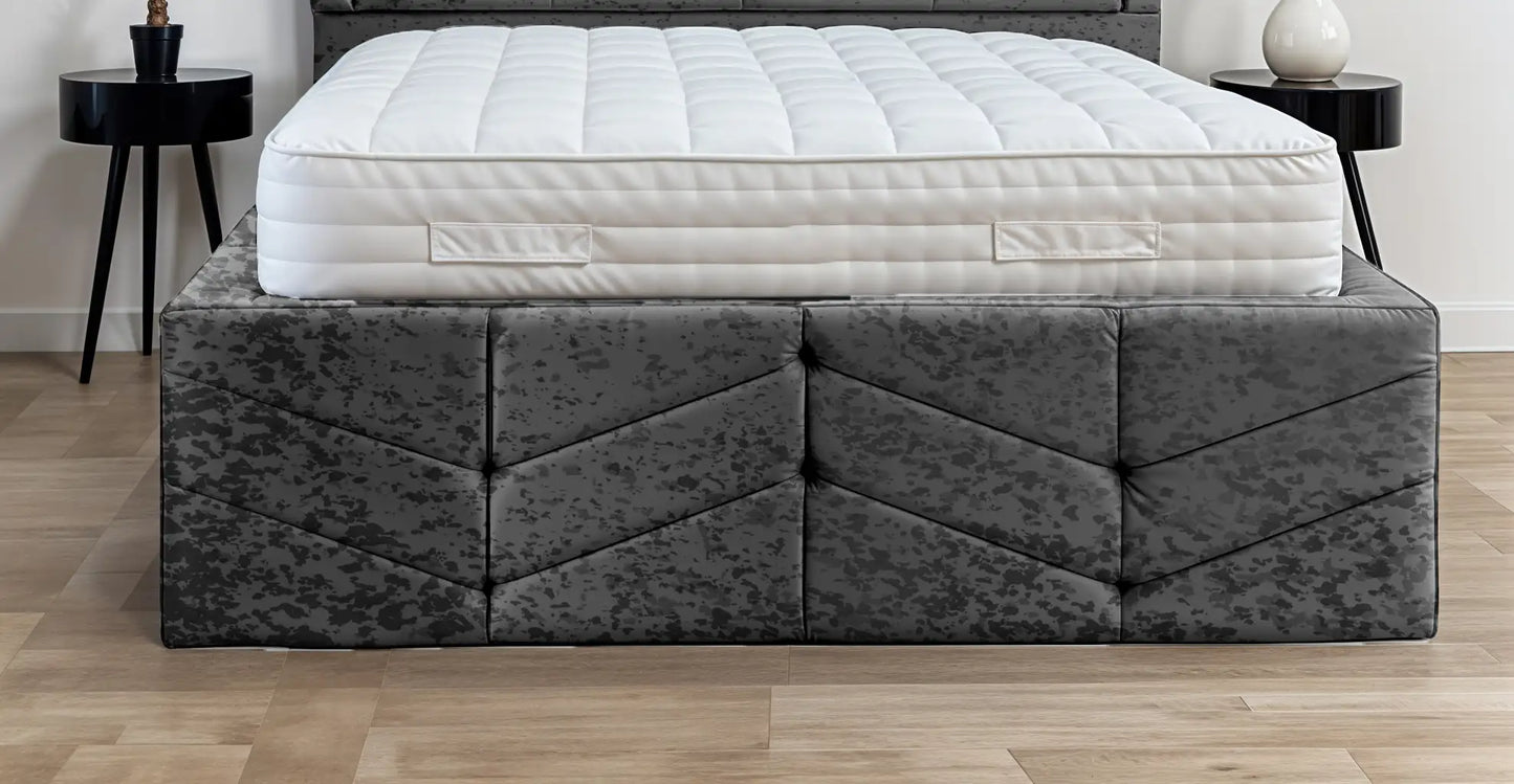 Indulgence Border Upholstered Bed