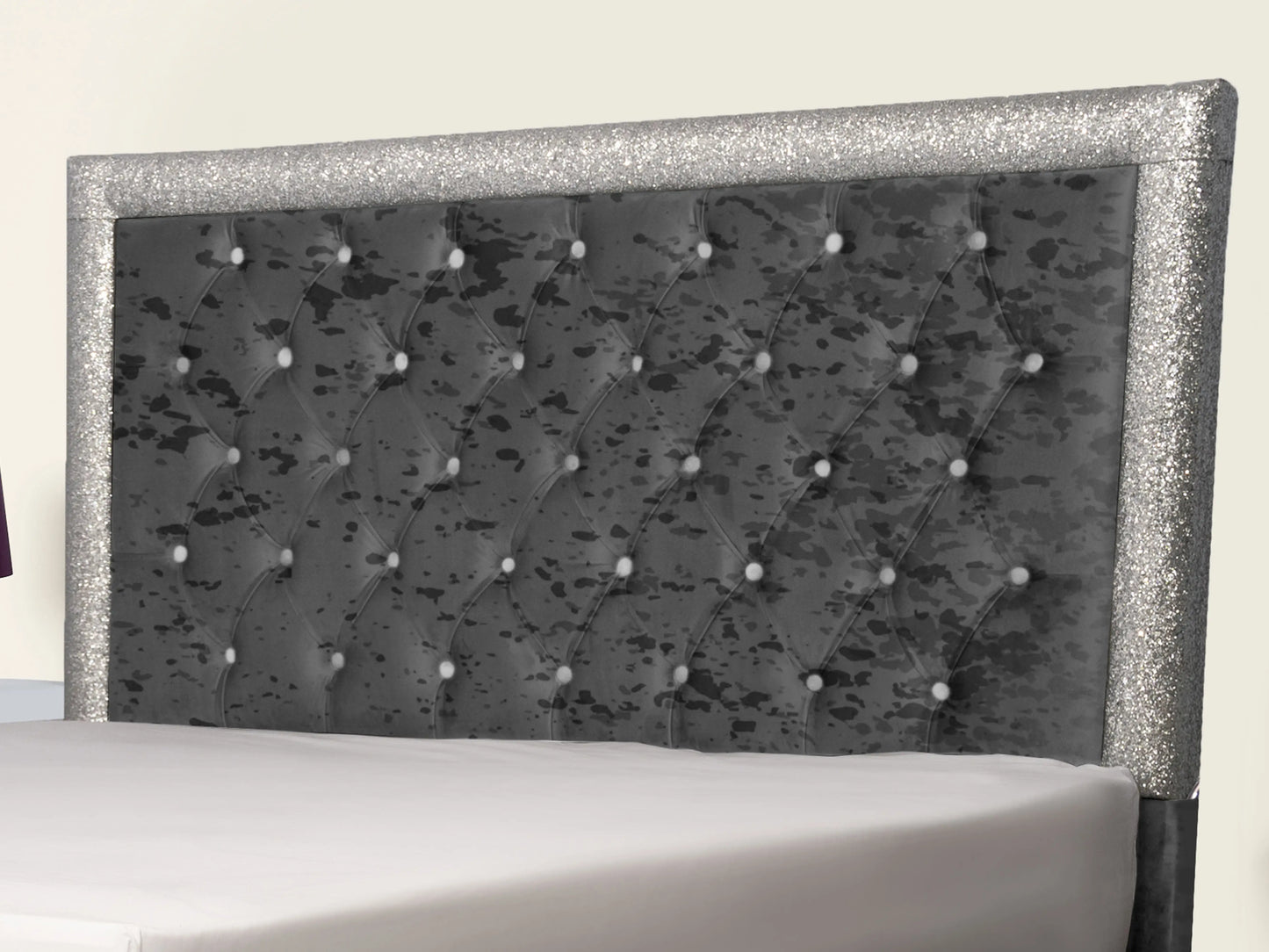 Glitz Lunar Upholstered Bed