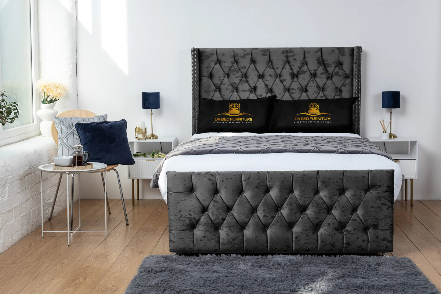 Emily Wingback Divan Bed