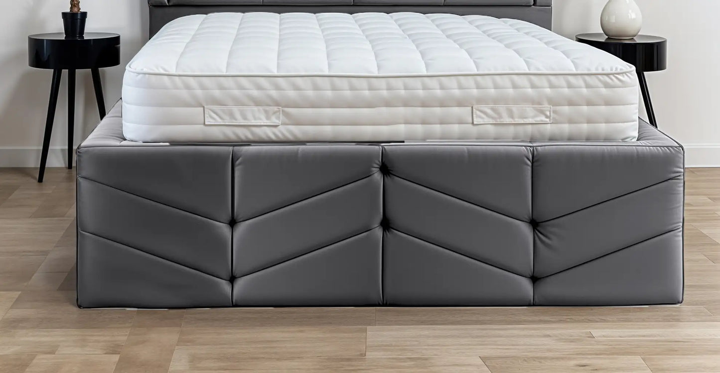 Indulgence Border Upholstered Bed