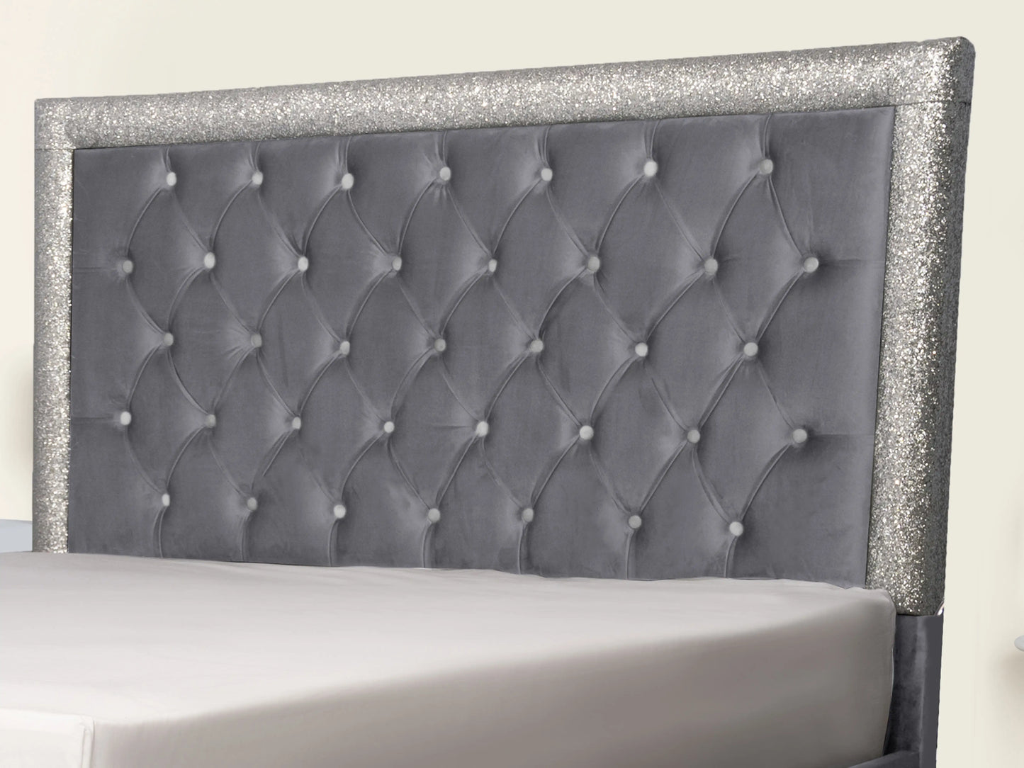 Glitz Lunar Upholstered Bed