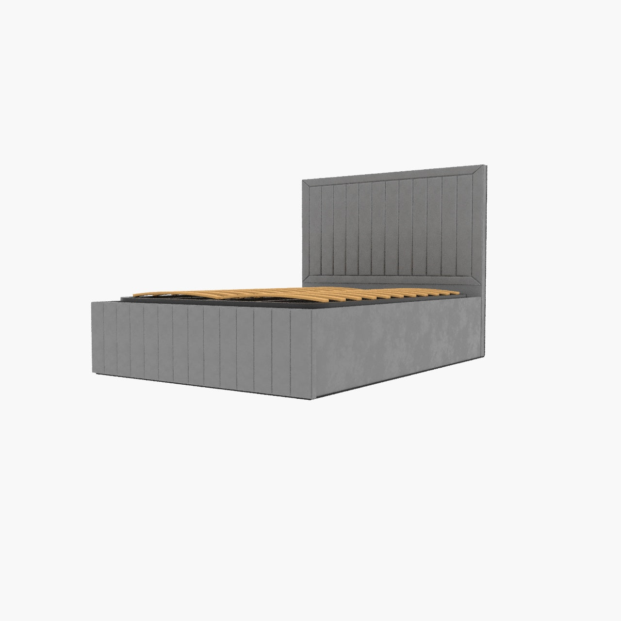 Hampton panel upholstered bed