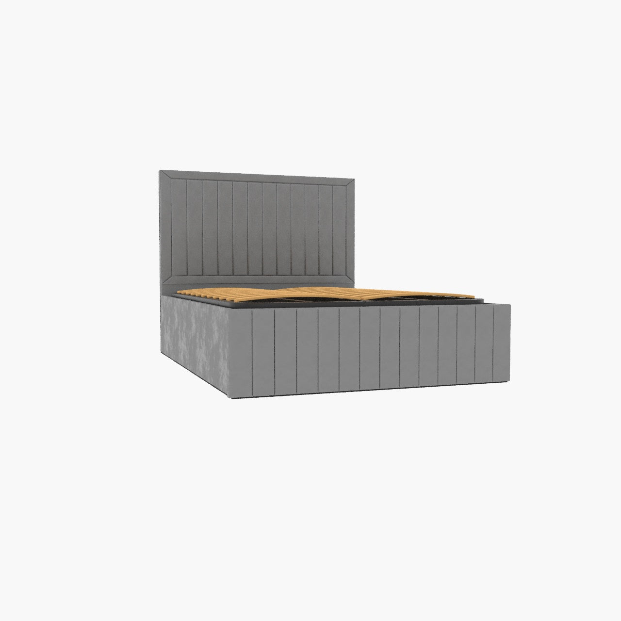 Hampton panel upholstered bed