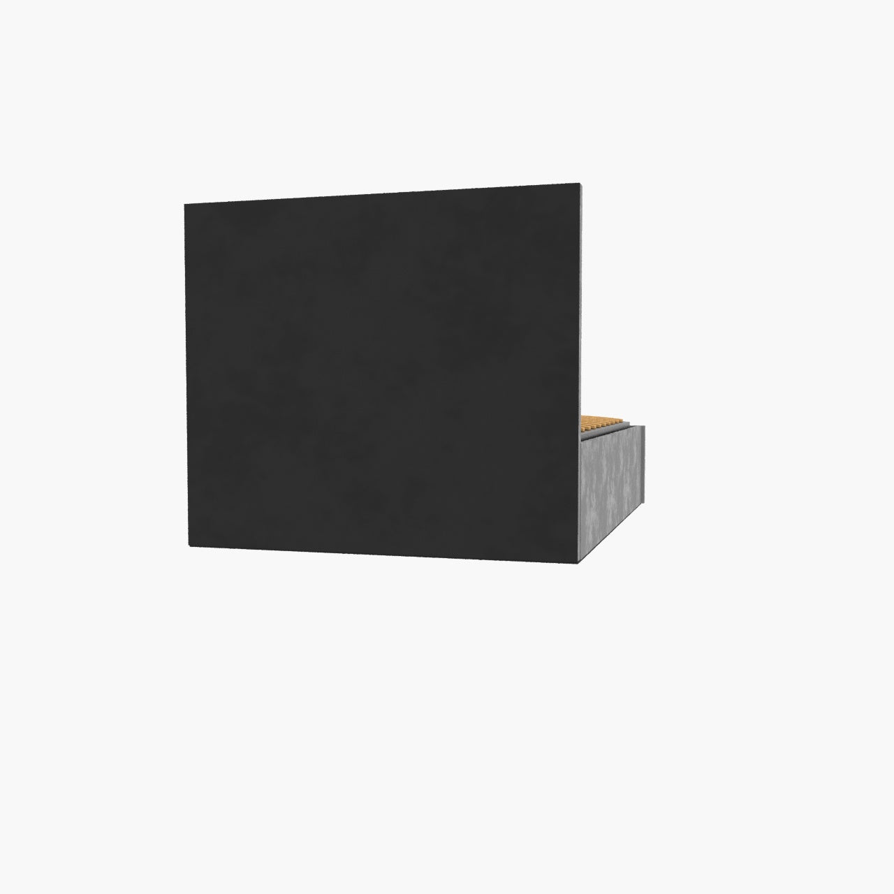 Hampton panel upholstered bed