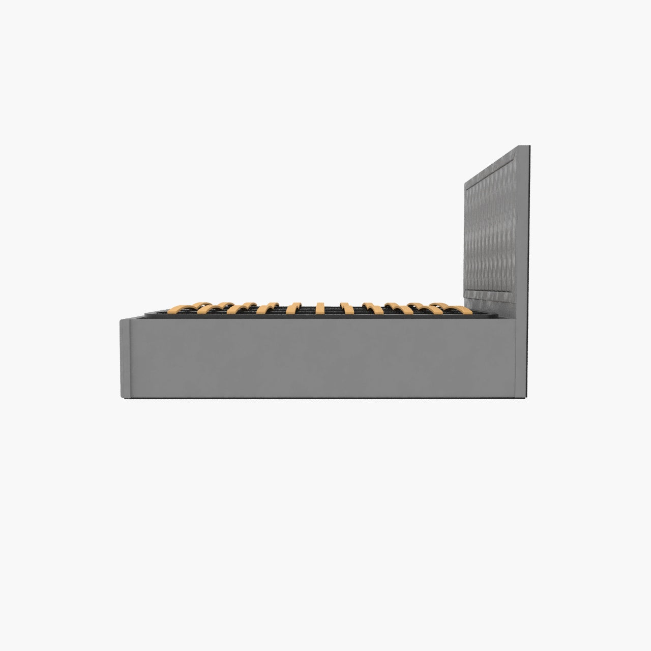 Hampton panel upholstered bed