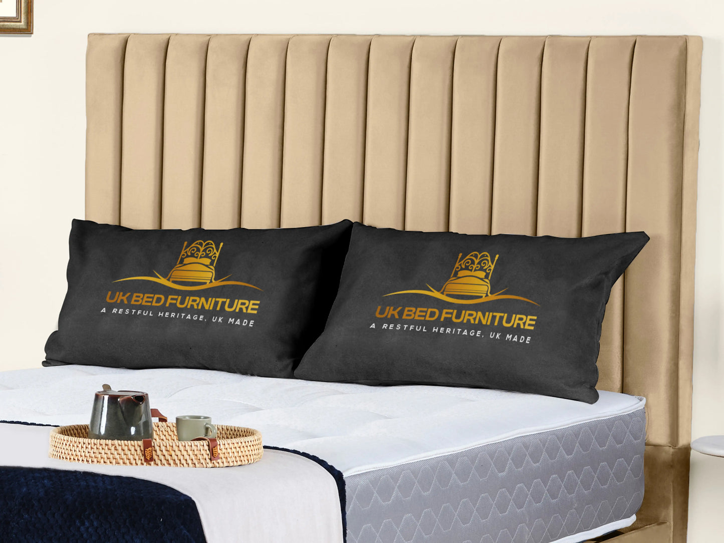 Milan upholstered bed