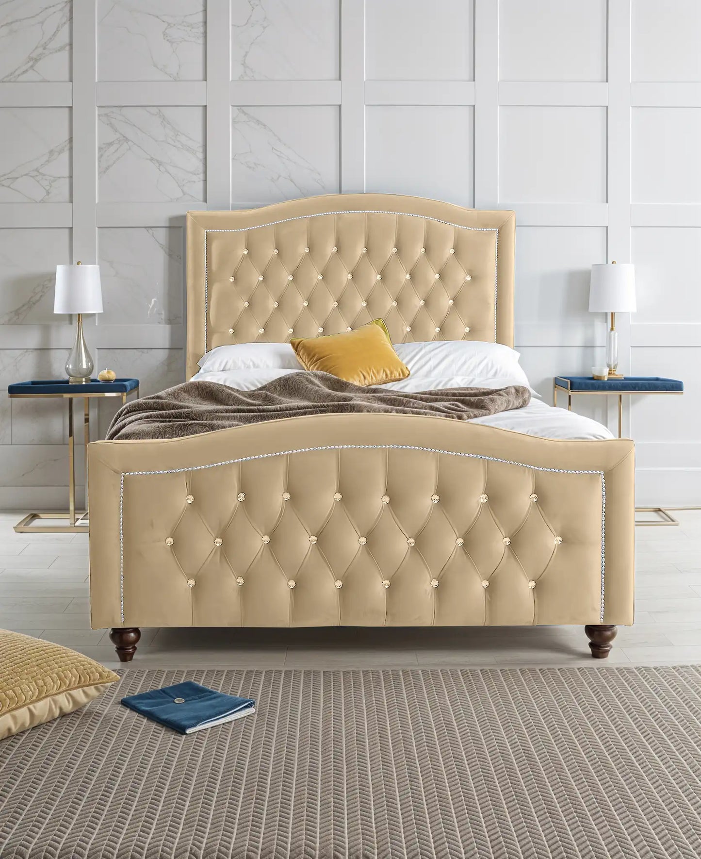 Stockholm Upholstered Bed