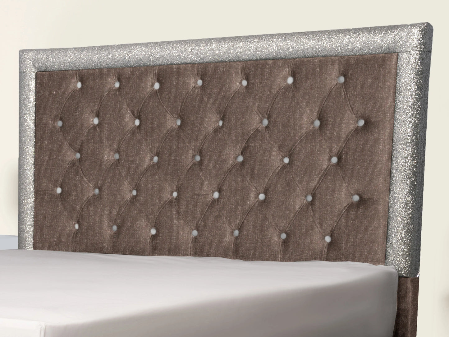 Glitz Lunar Upholstered Bed