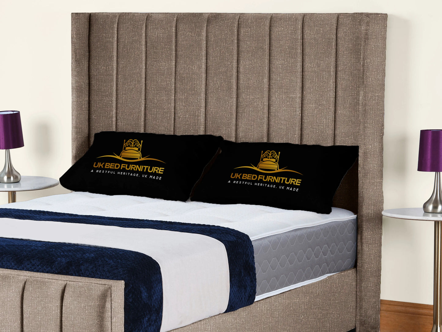 Empire Winged upholstered Bed