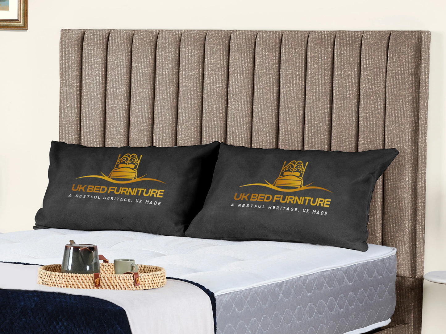 Milan upholstered bed
