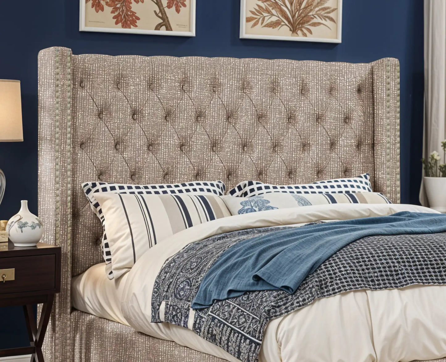 Designed Upholstered Bed