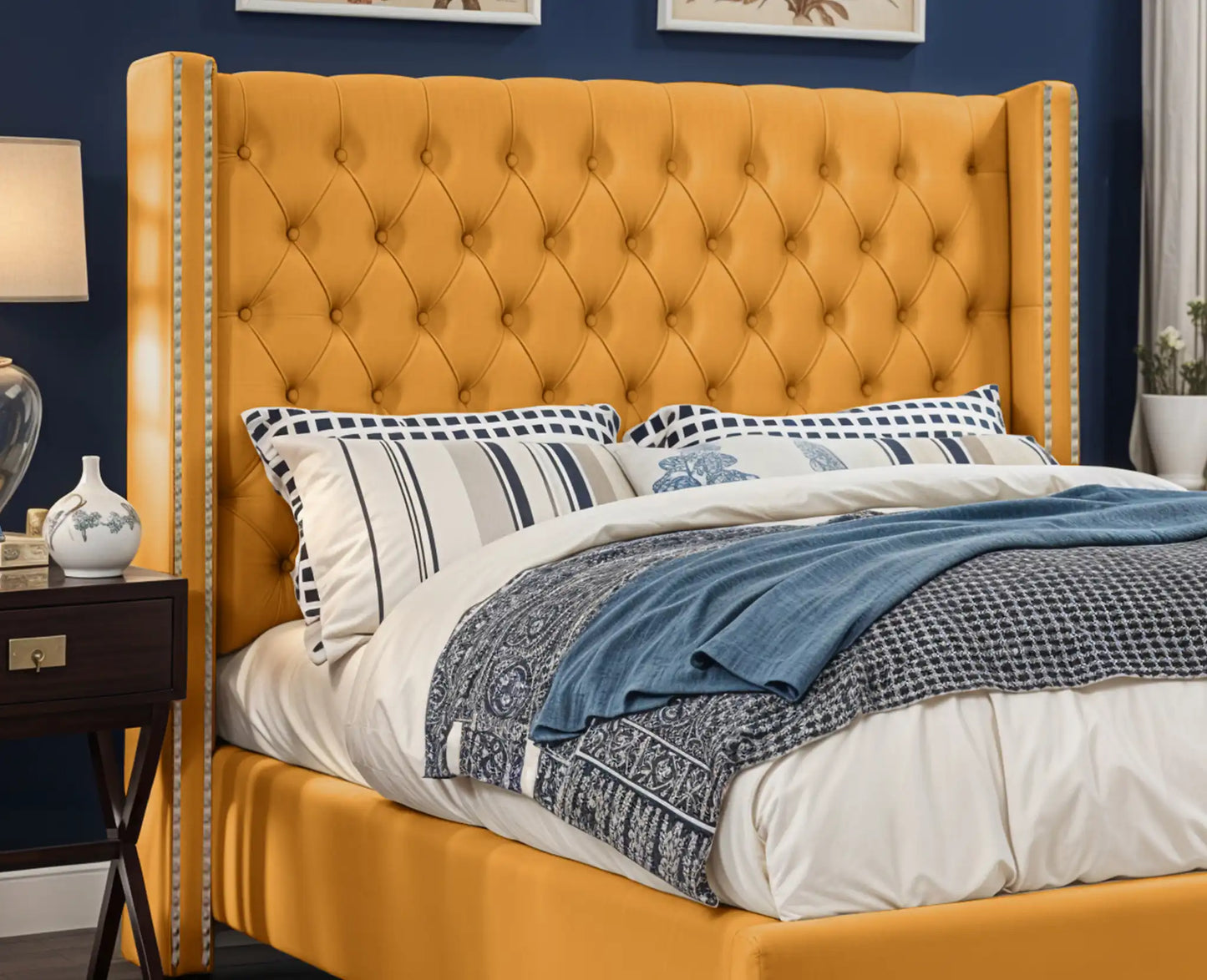 Designed Upholstered Bed
