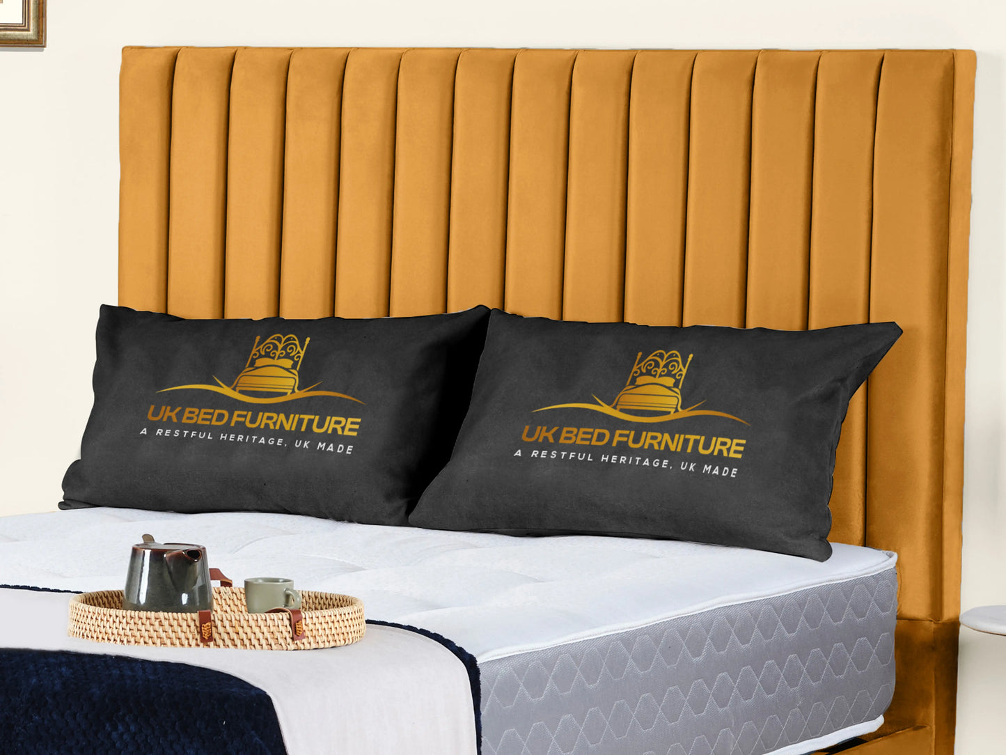 Milan upholstered bed