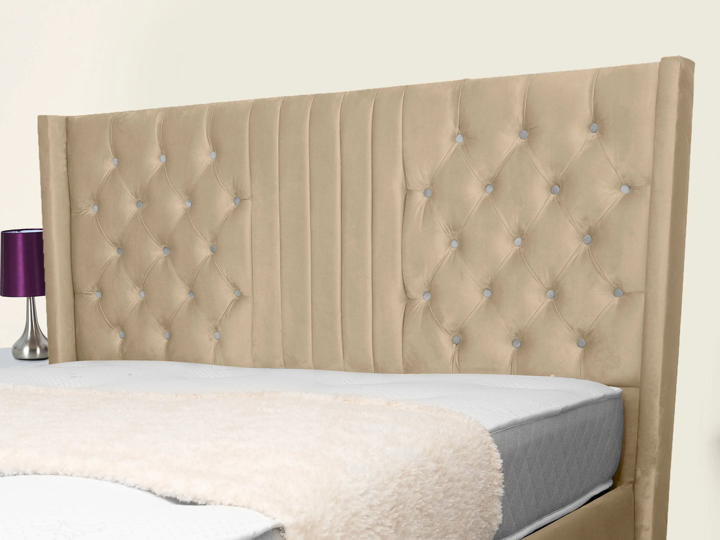 Middleton Winged Upholstered Bed