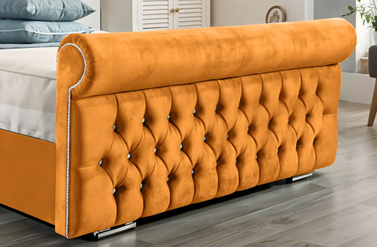 Arcade Sleigh Upholstered Bed