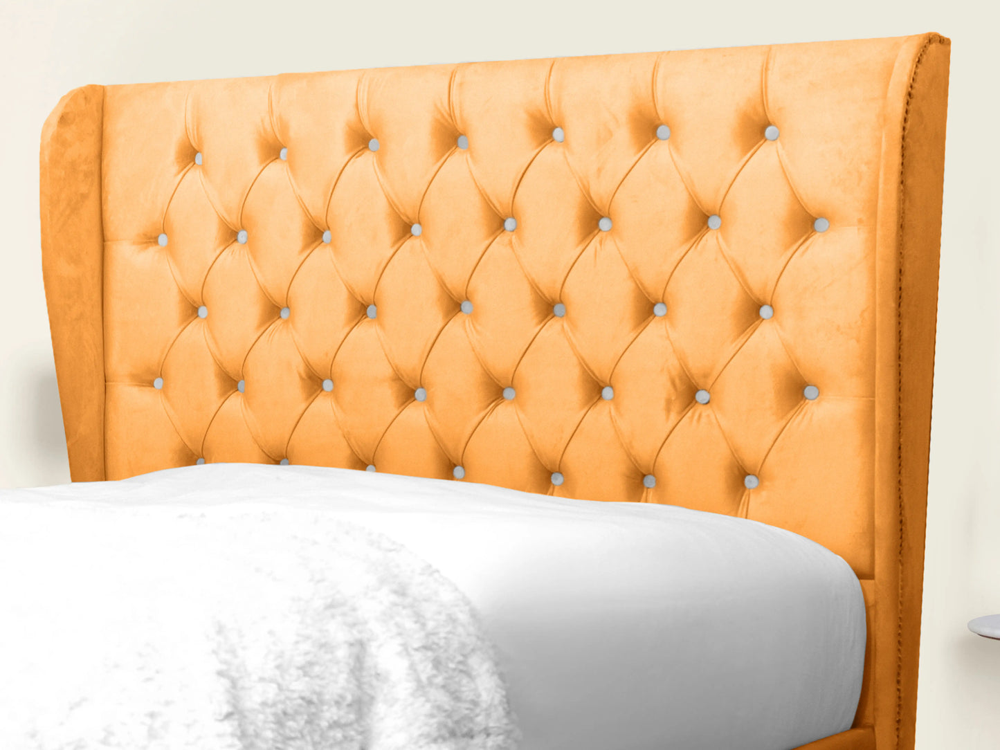 Miri Winged Upholstered Bed