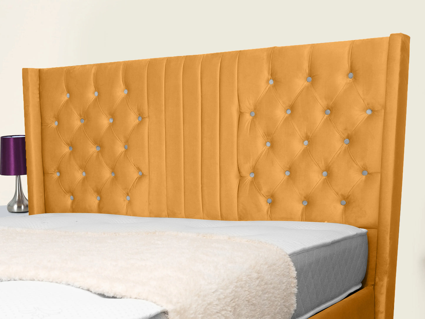 Middleton Winged Upholstered Bed