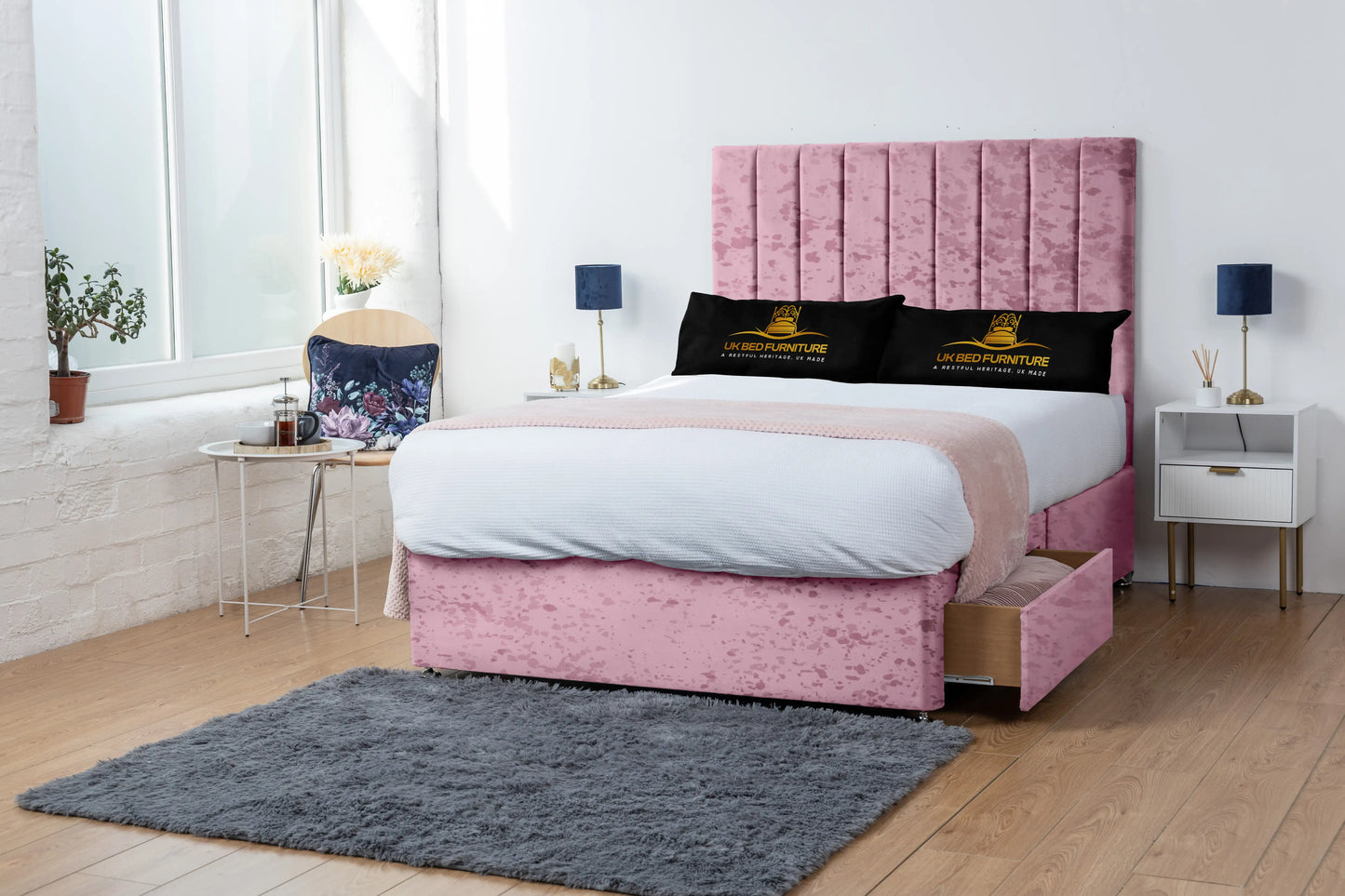 Amelia Lined Divan Bed