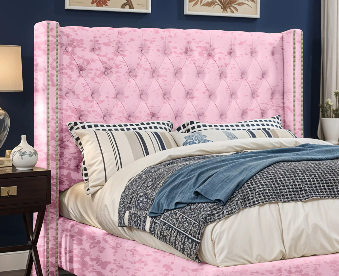 Designed Upholstered Bed