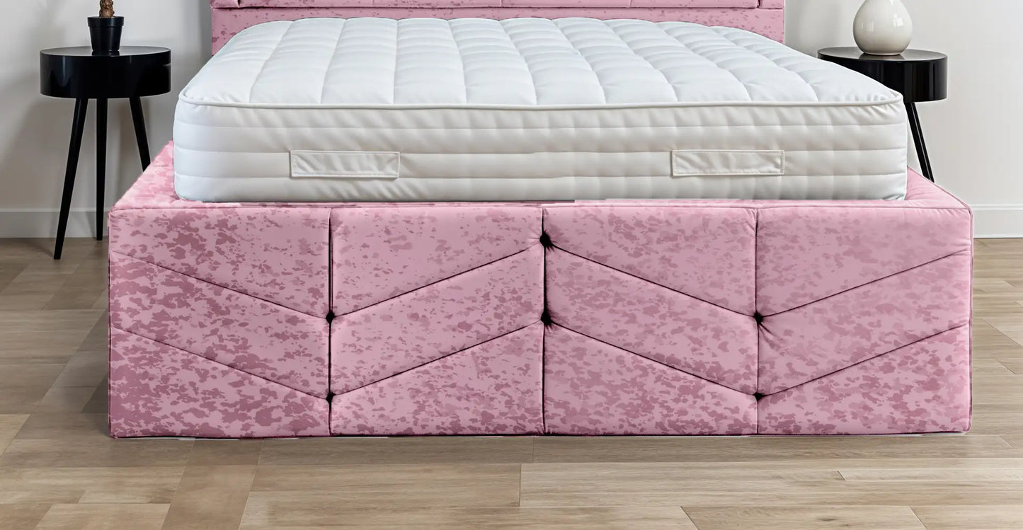 Indulgence Border Upholstered Bed