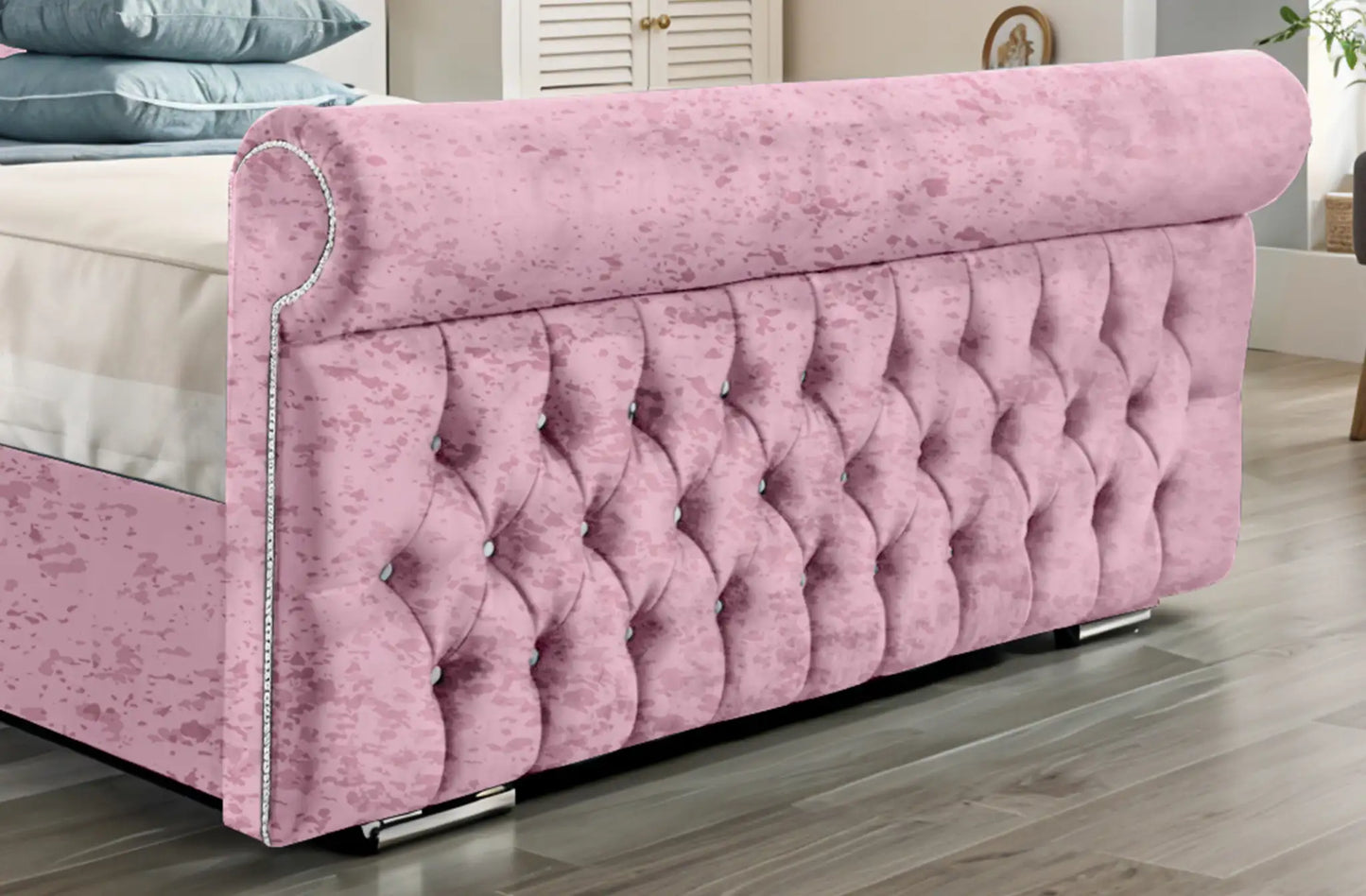 Arcade Sleigh Upholstered Bed