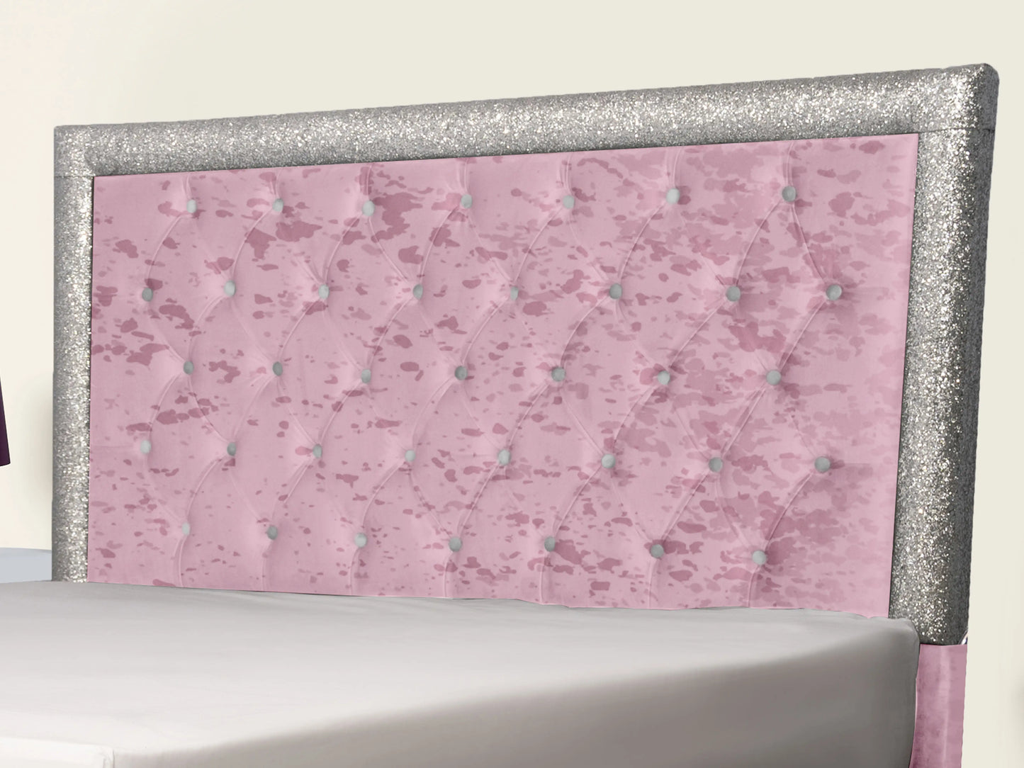 Glitz Lunar Upholstered Bed