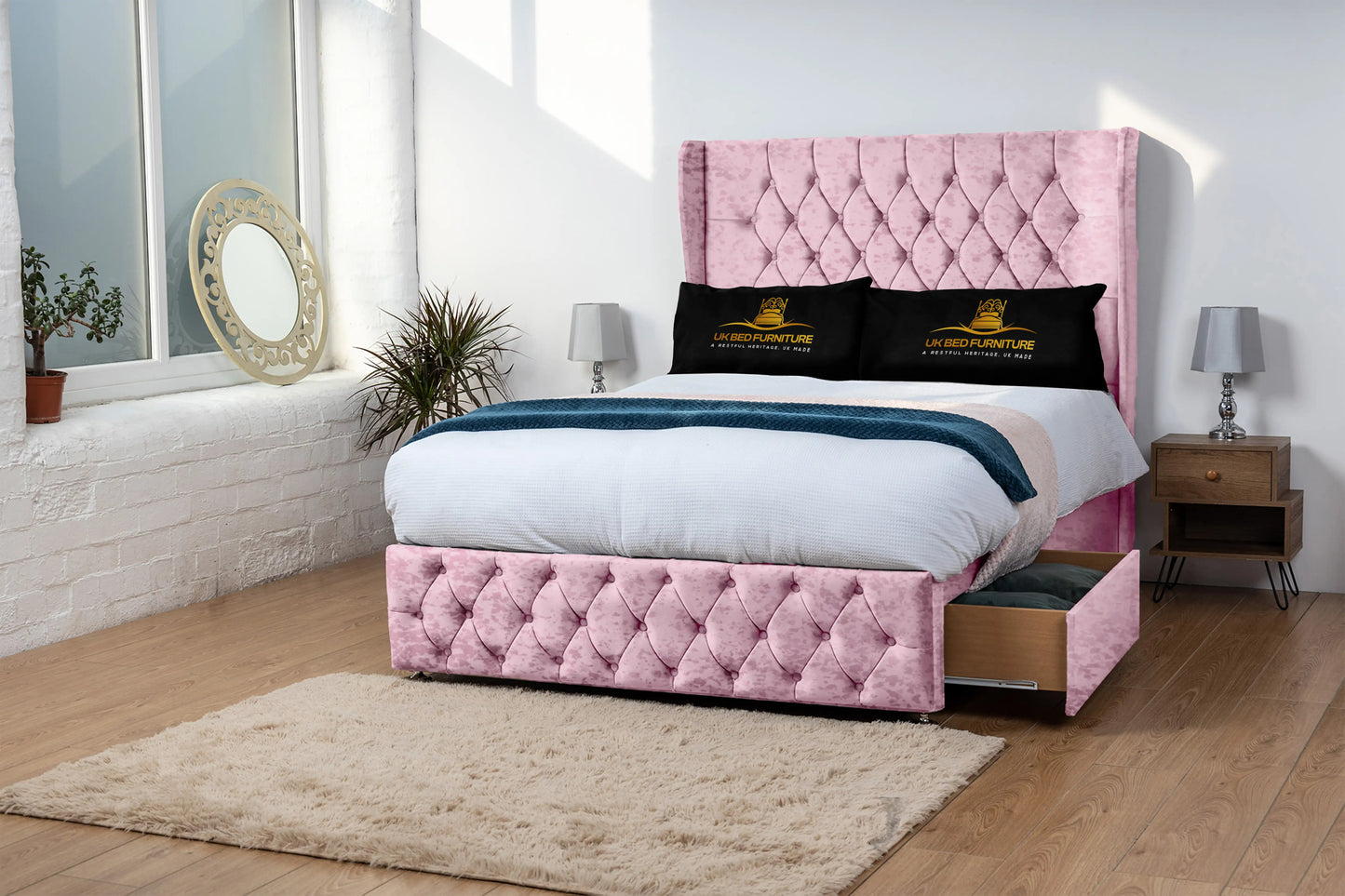 Luxor Wingback Divan Bed