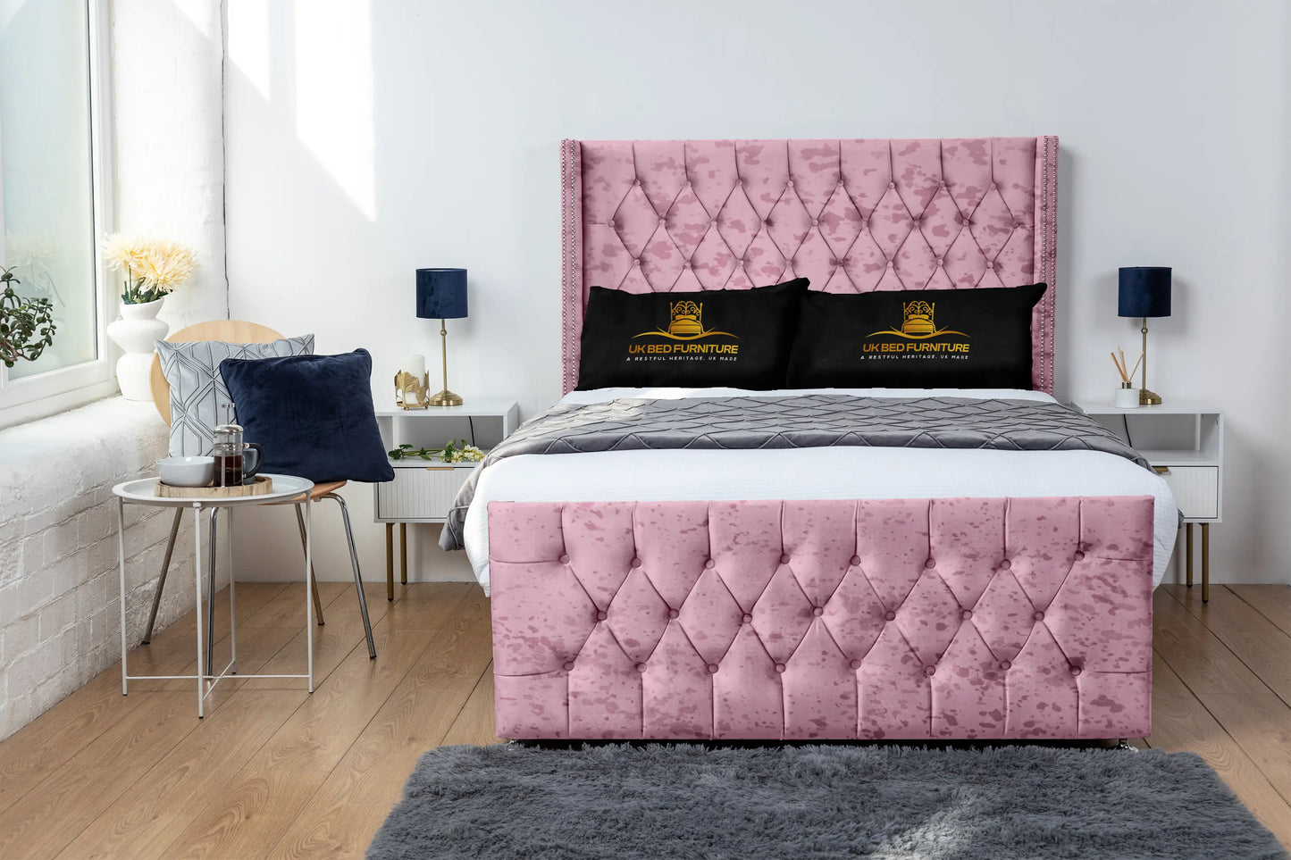 Emily Wingback Divan Bed