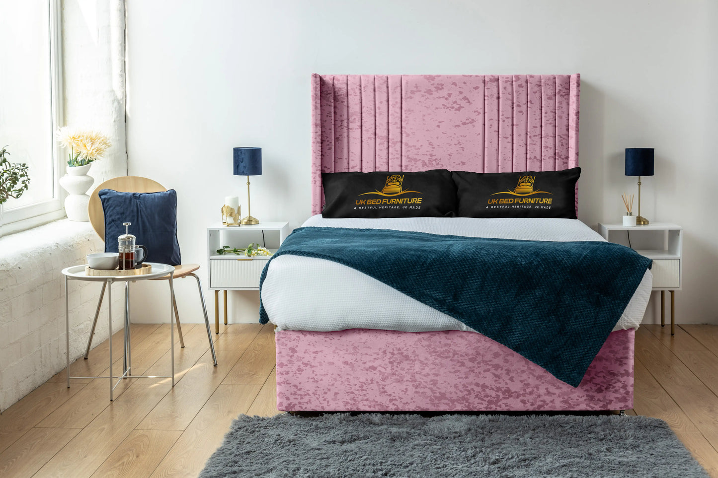Skyline wingback Divan Bed