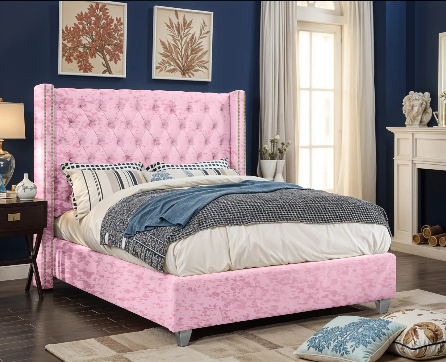 Designed Upholstered Bed