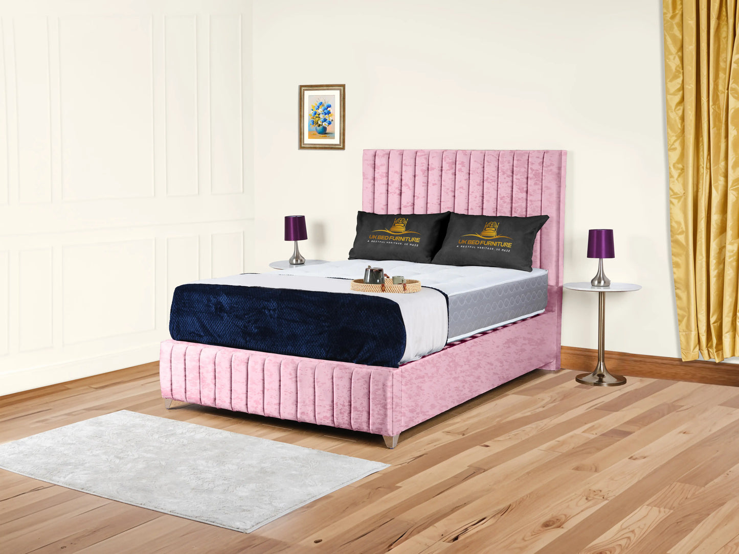 Milan upholstered bed