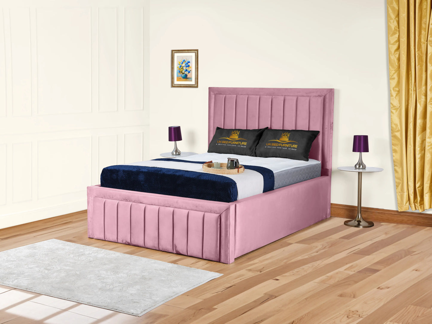Grand panel Upholstered bed