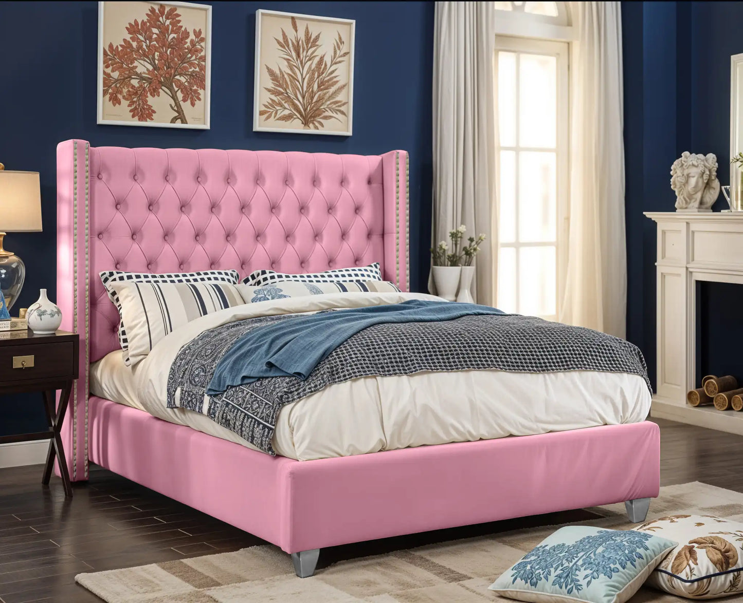 Designed Upholstered Bed