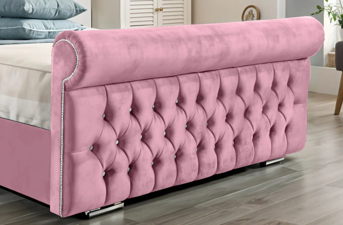 Arcade Sleigh Upholstered Bed