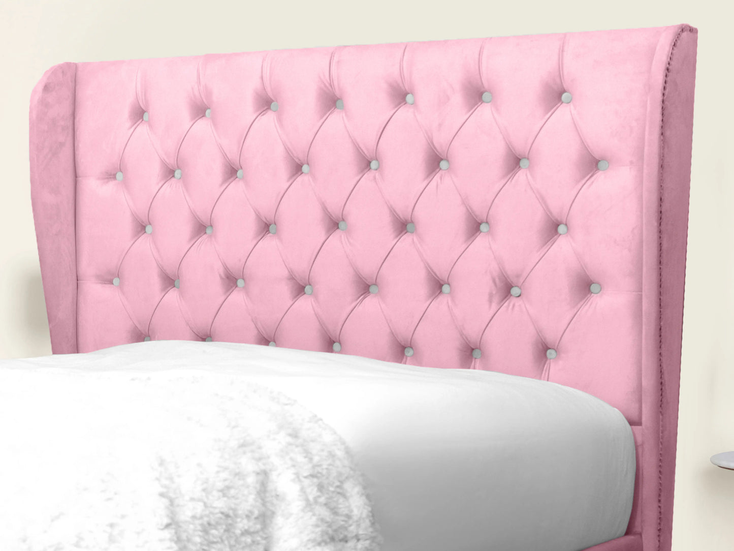 Miri Winged Upholstered Bed