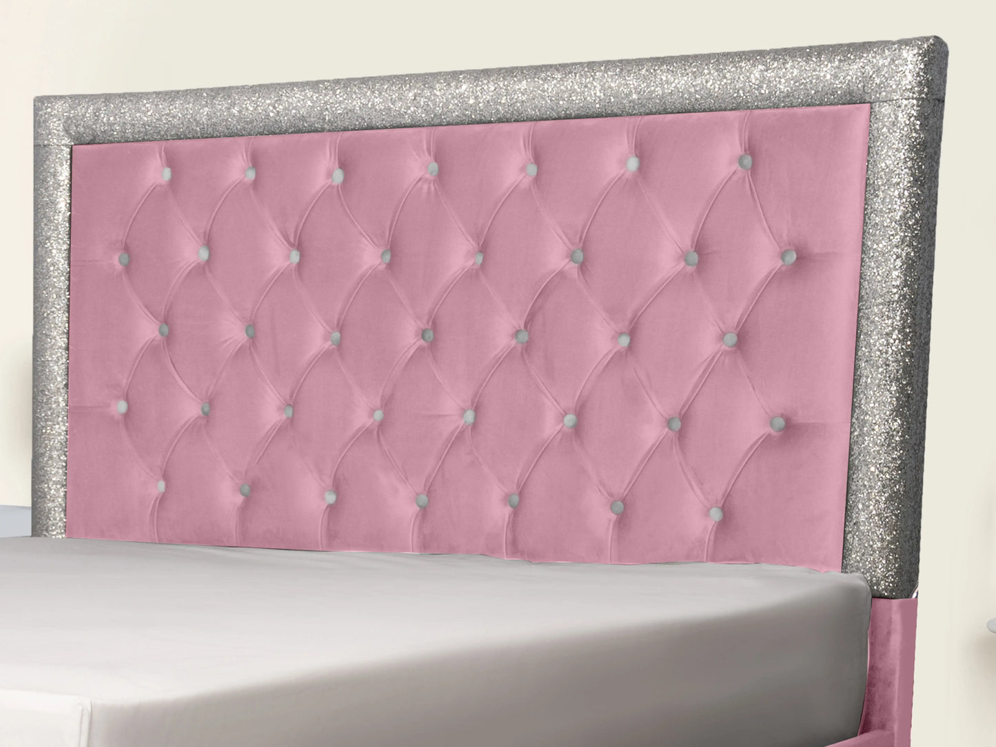 Glitz Lunar Upholstered Bed