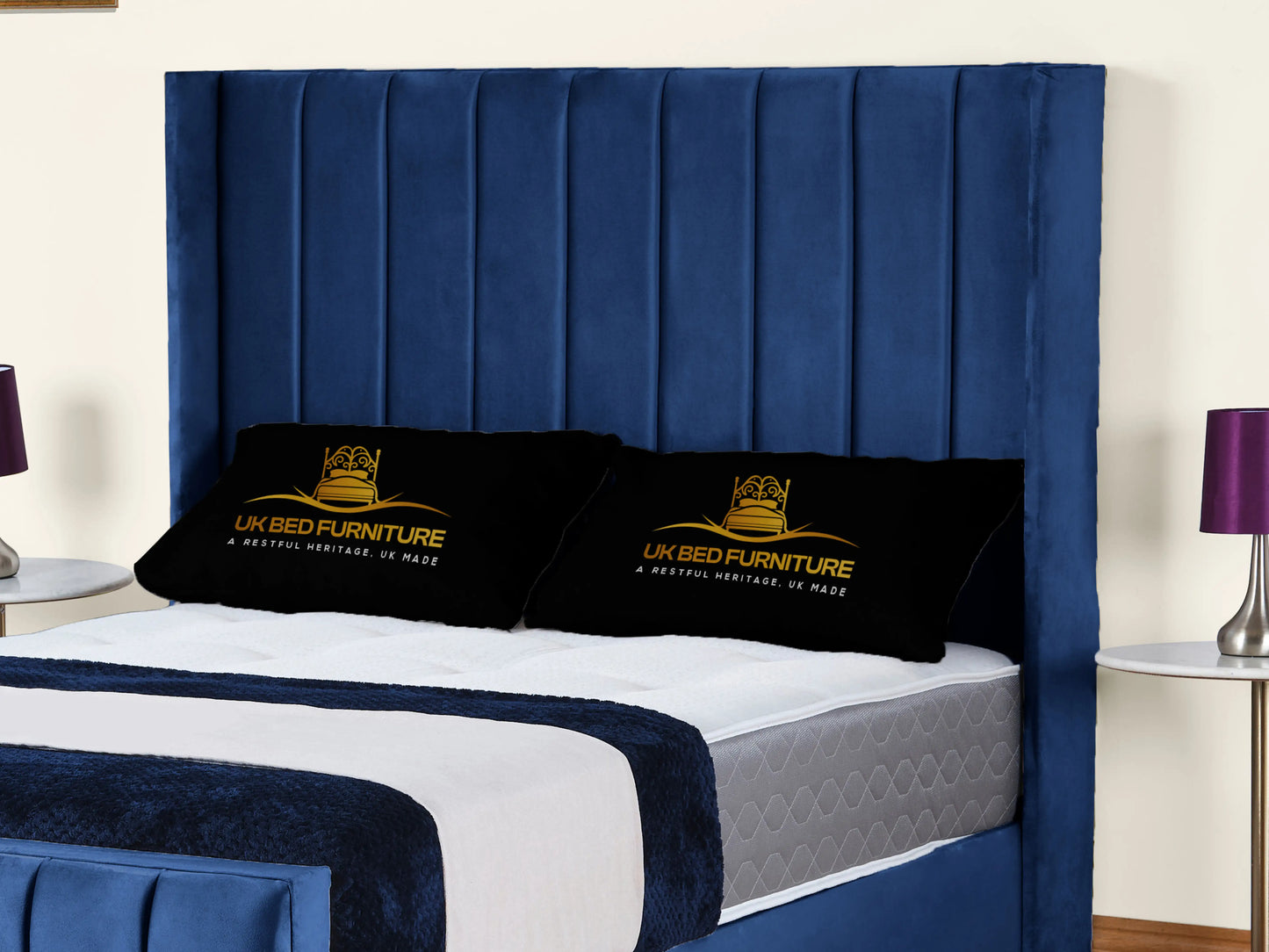 Empire Winged upholstered Bed