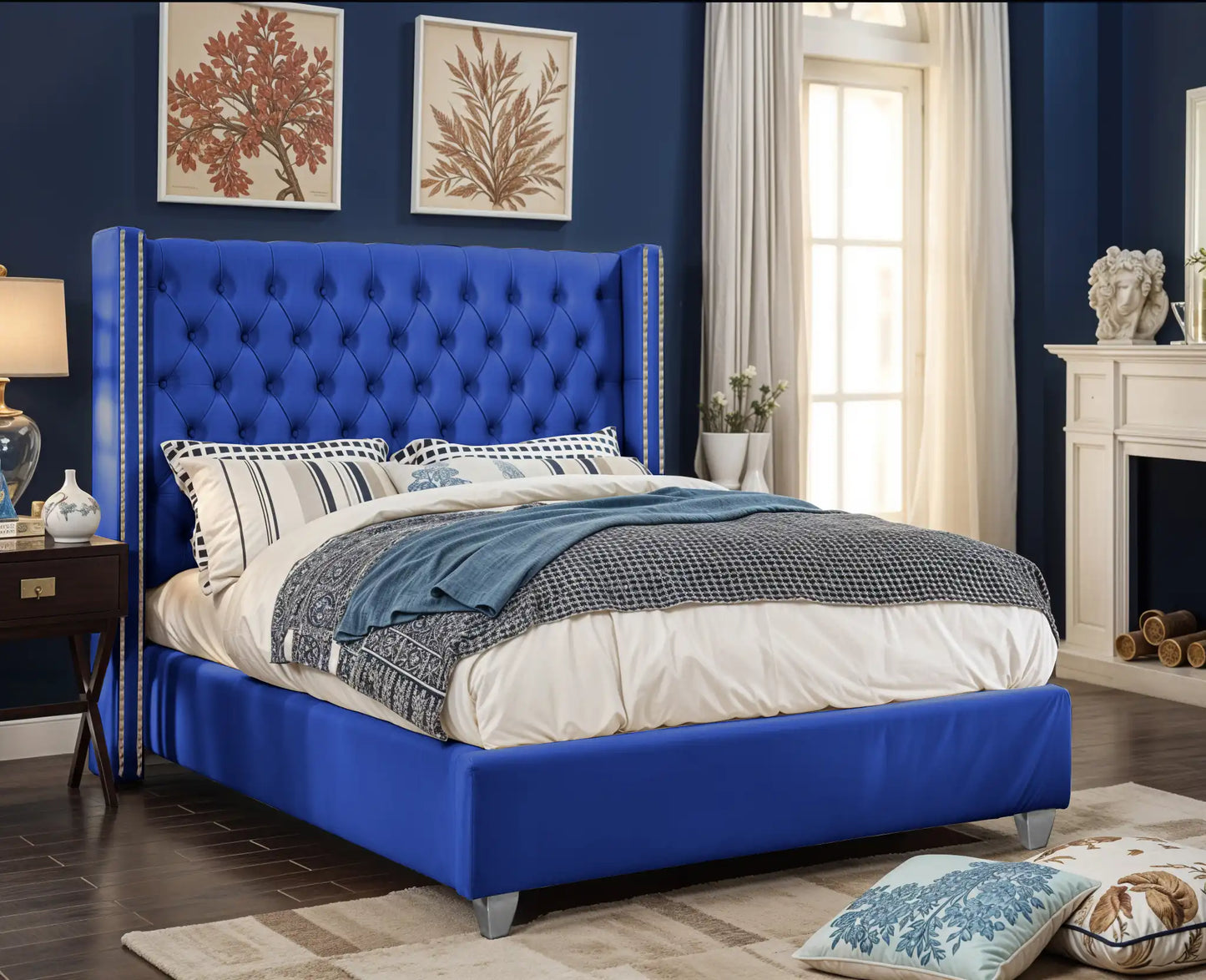 Designed Upholstered Bed