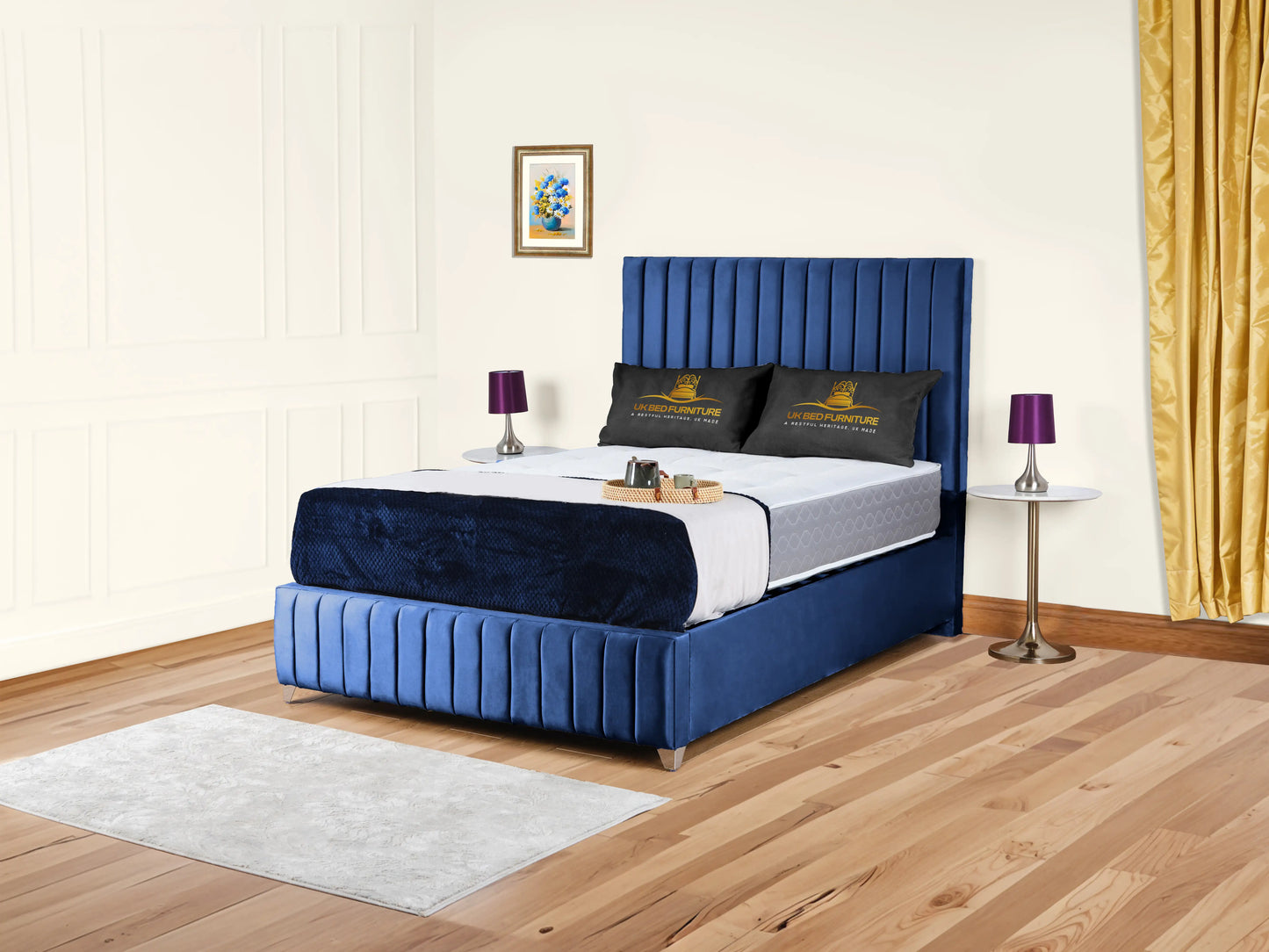 Milan upholstered bed