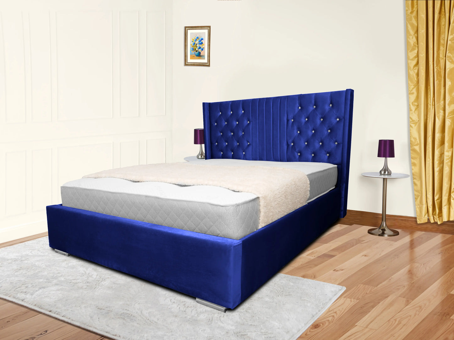 Middleton Winged Upholstered Bed
