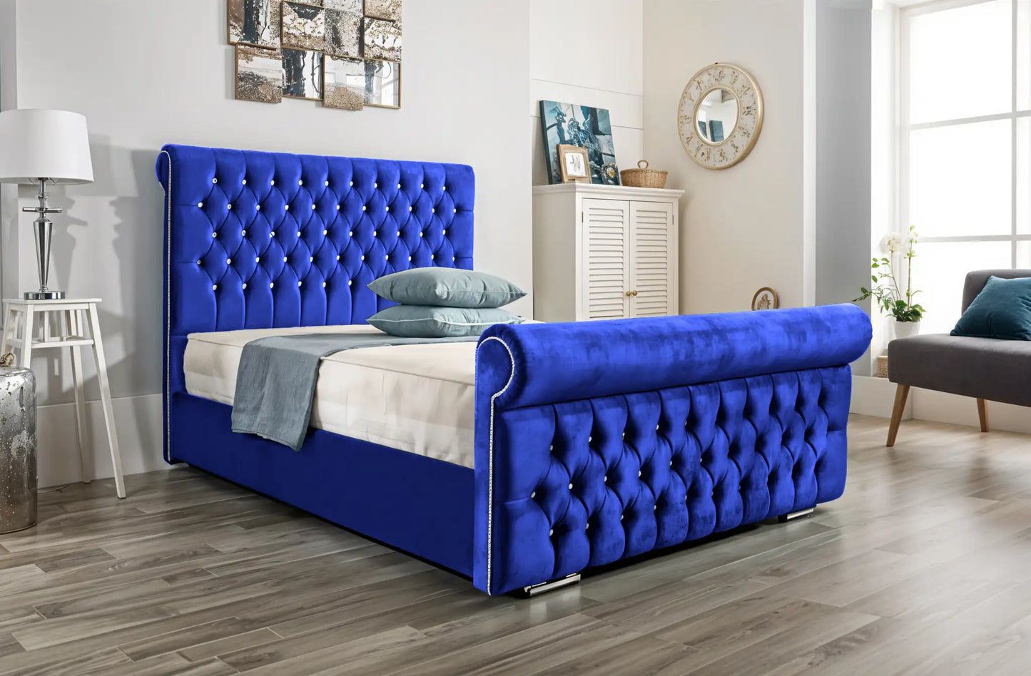 Arcade Sleigh Upholstered Bed