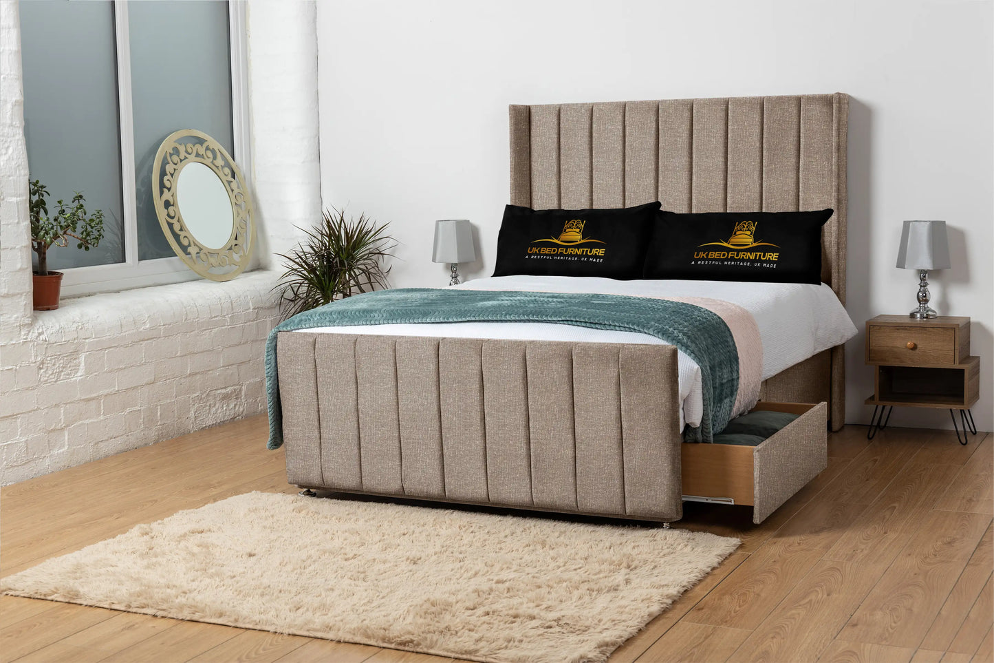 Seoul Wingback Divan Bed