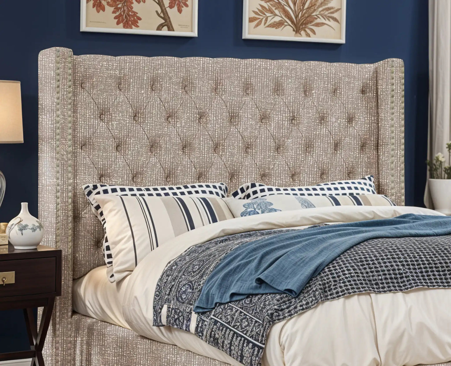Designed Upholstered Bed