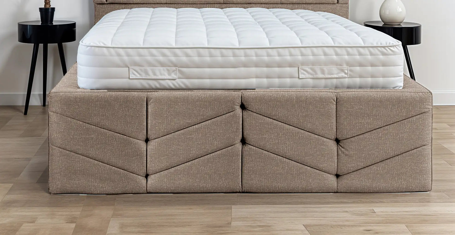Indulgence Border Upholstered Bed