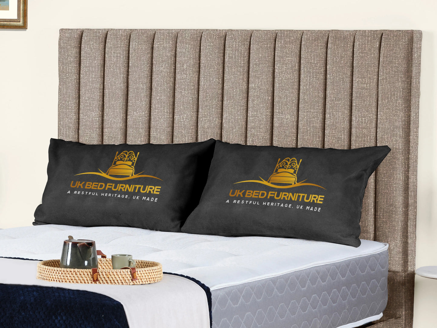 Milan upholstered bed