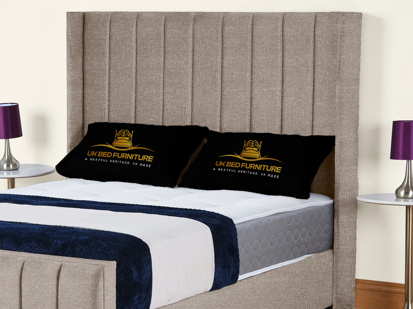 Empire Winged upholstered Bed