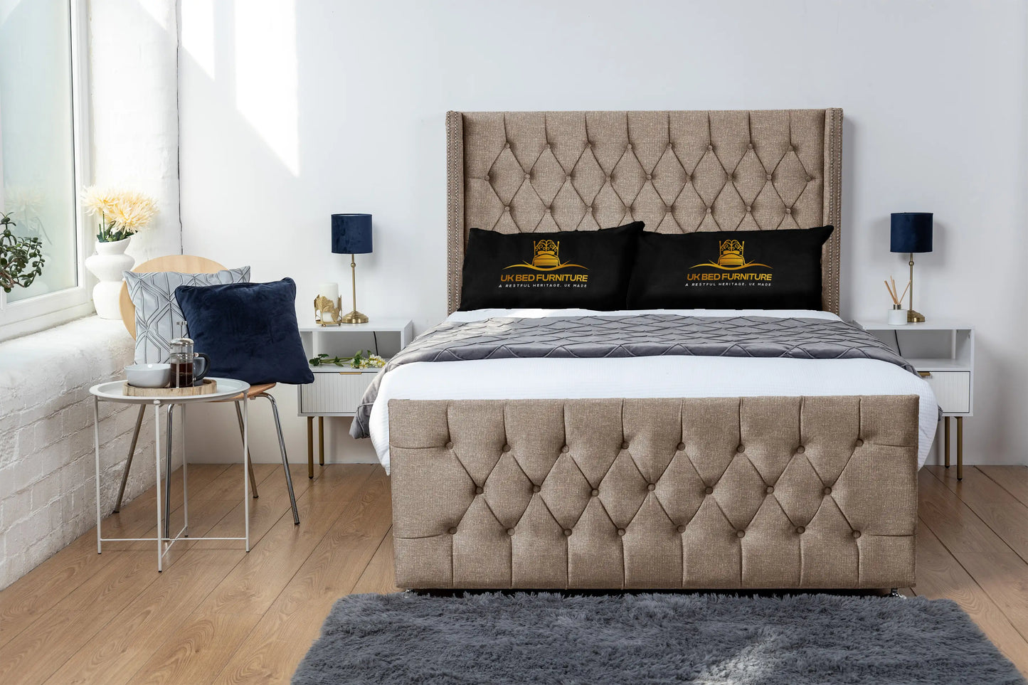 Emily Wingback Divan Bed