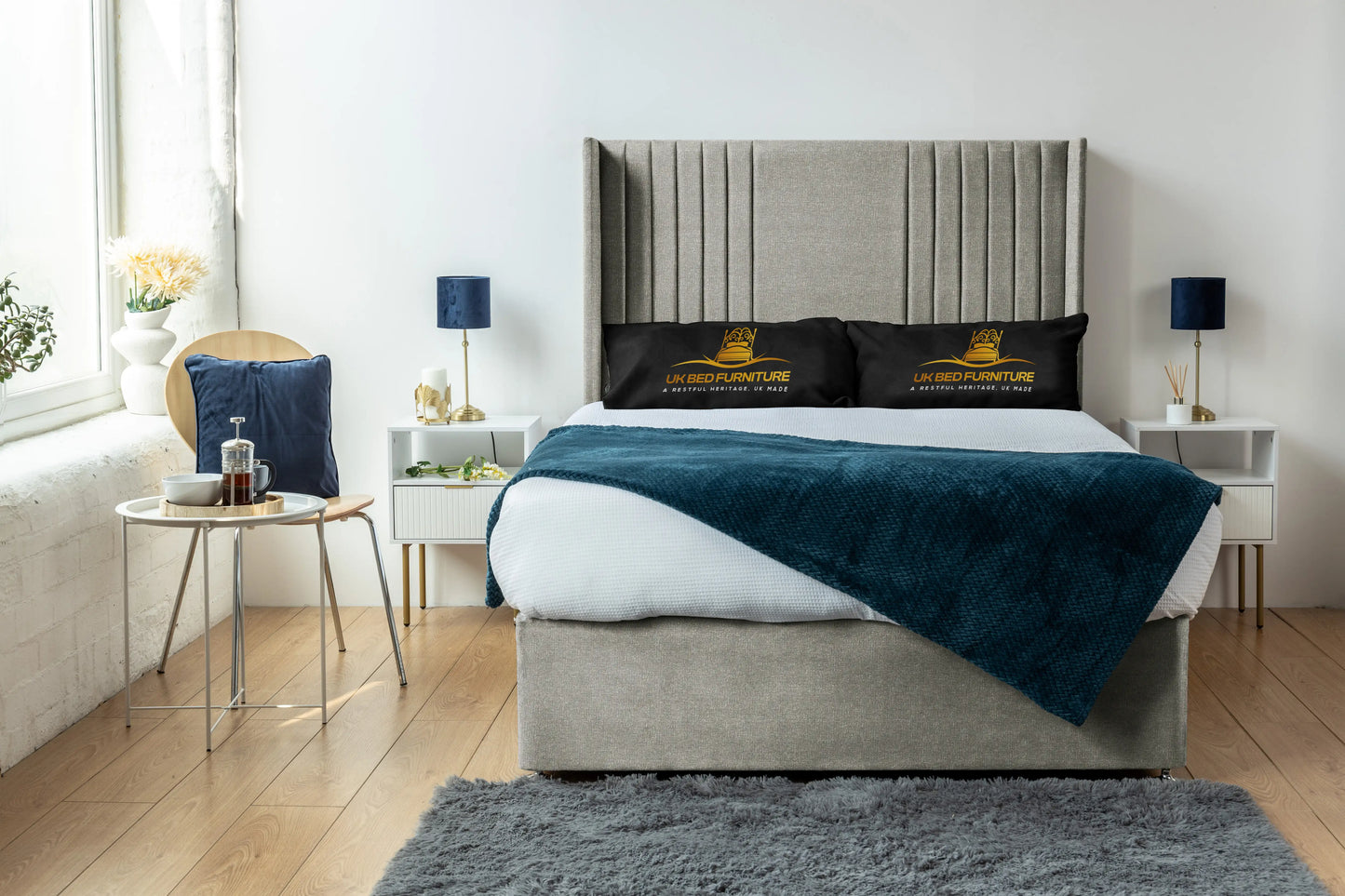 Skyline wingback Divan Bed