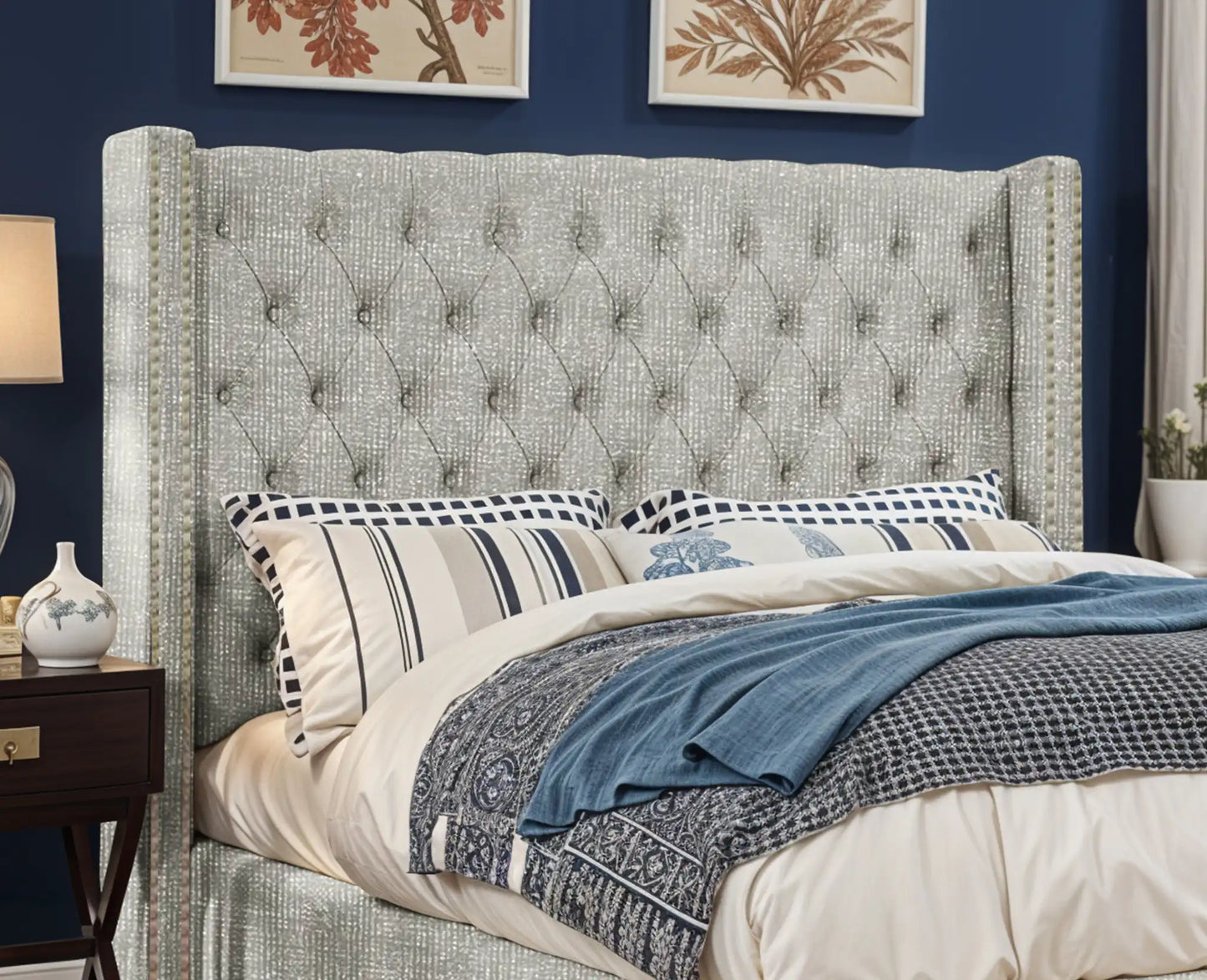 Designed Upholstered Bed